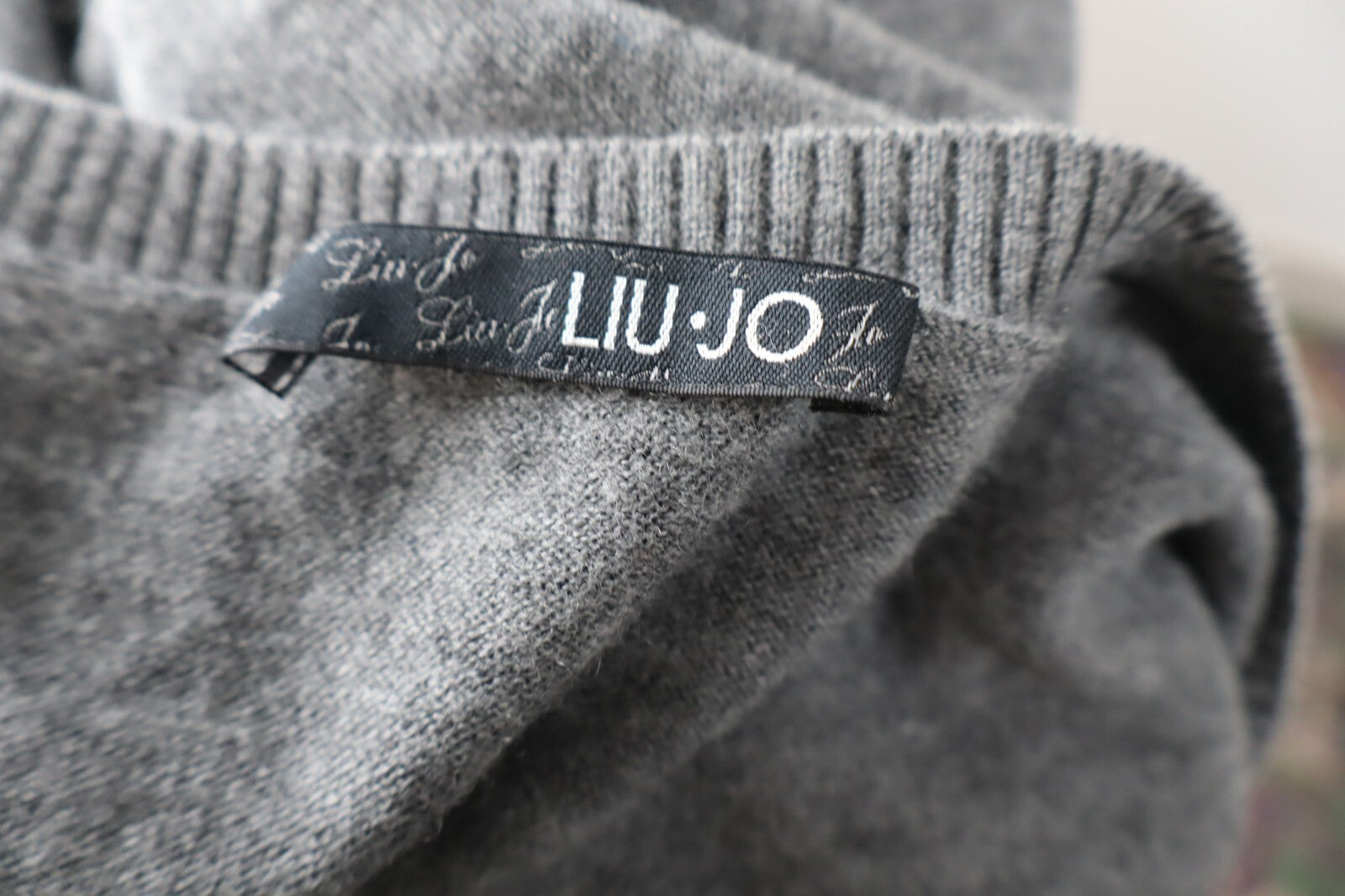 LIU JO MAGLIONE MAGLIA DONNA TG 46 WOMAN SWEATER VINTAGE CASUAL LANA CASHMERE