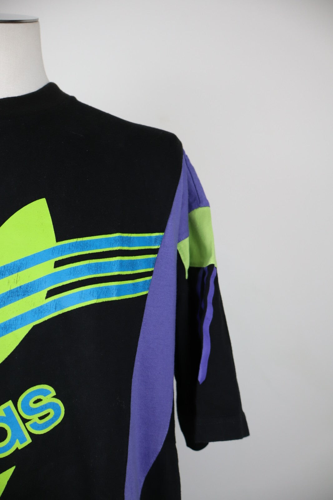 ADIDAS TRE STRIPES T-SHIRT MAGLIA UOMO TG D 10  MAN VINTAGE CASUAL COTONE COTTON