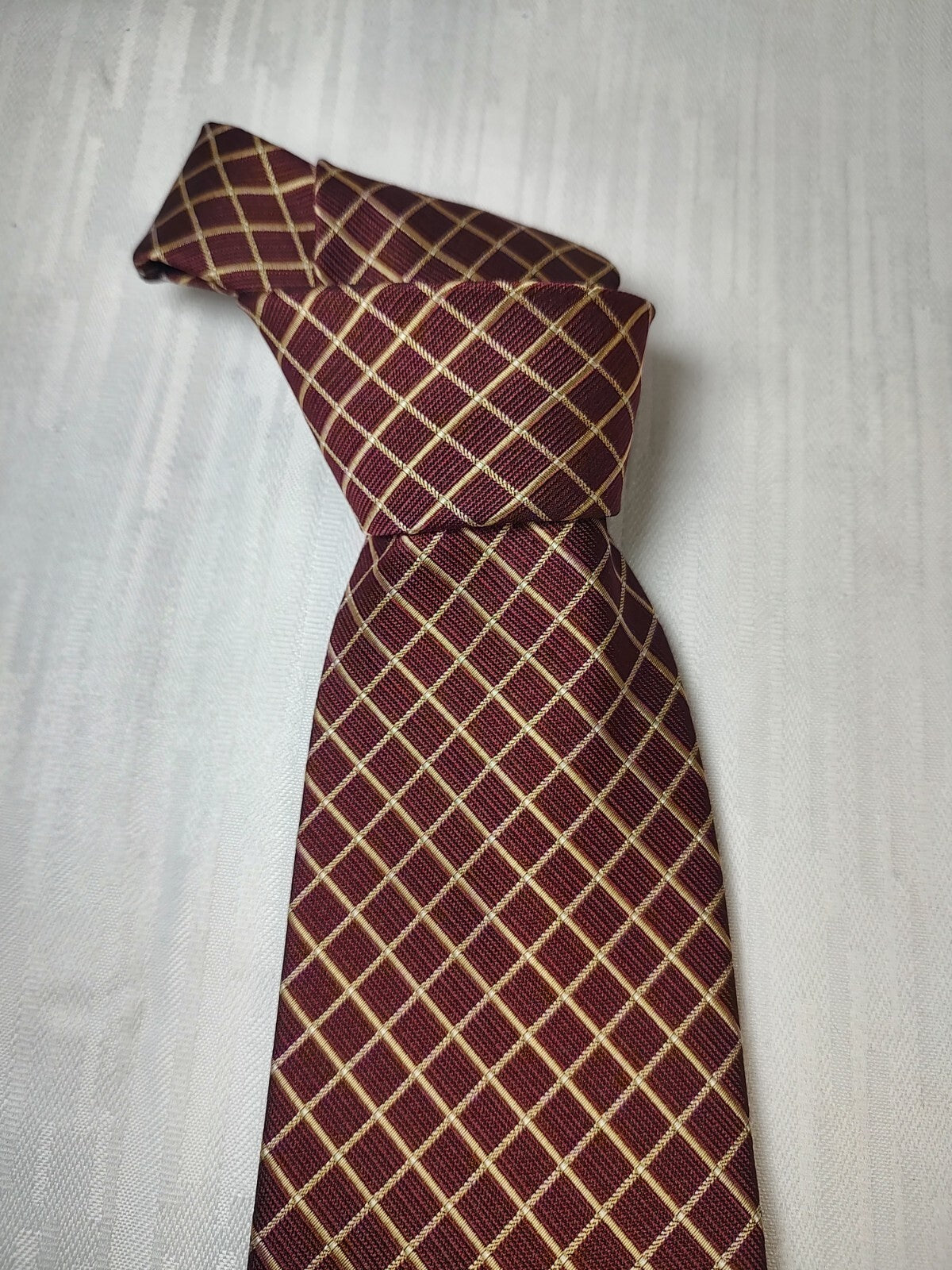 ROCCOBAROCCO 100% SILK TIE SETA CRAVATTA NECKTIE MADE IN ITALY CLASSIC