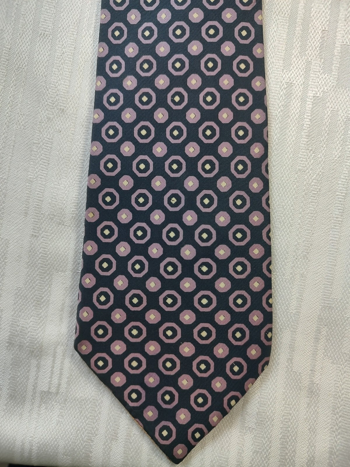 BARTON MODA 100% SILK TIE SETA CRAVATTA NECKTIE MADE IN ITALY CLASSIC