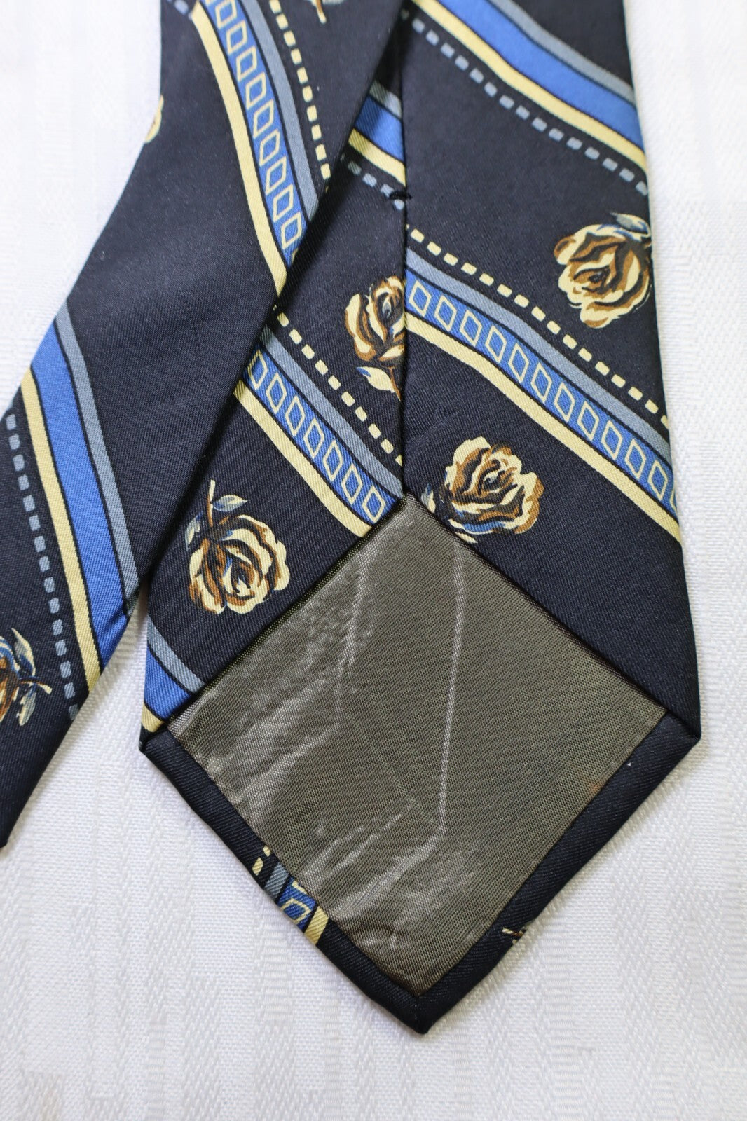 TRUSSARDI SILK TIE SETA CRAVATTA NECKTIE MADE IN ITALY