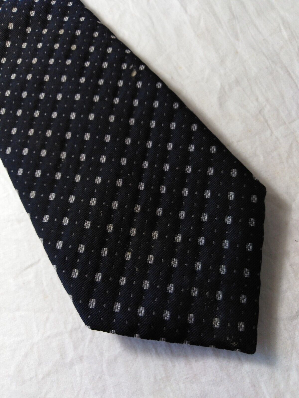 COBI STORY  100%  SILK TIE SETA CRAVATTA SELF TIPPED NECKTIE MADE IN ITALY
