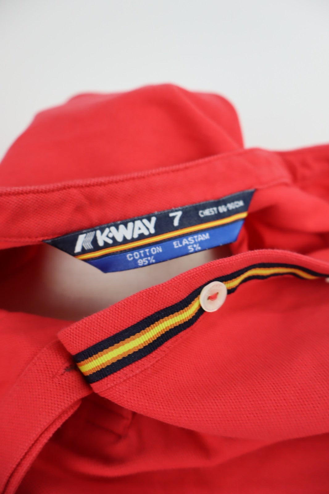 K.WAY POLO DONNA COTONE TG. 7 WOMAN CASUAL VINTAGE COTTON