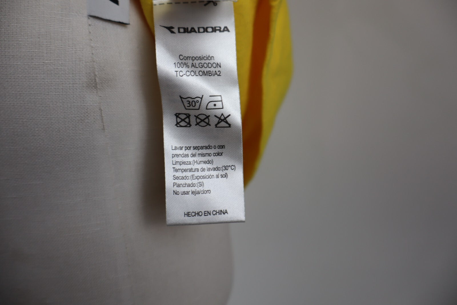 DIADORA COLOMBIA N 10 MAGLIA CALCIO TRIKOT UOMO L SOCCER JERSEY VINTAGE