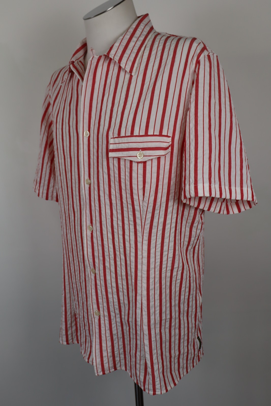 AJ ARMANI JEANS CAMICIA SHIRT UOMO MAN TG. XL CASUAL VINTAGE