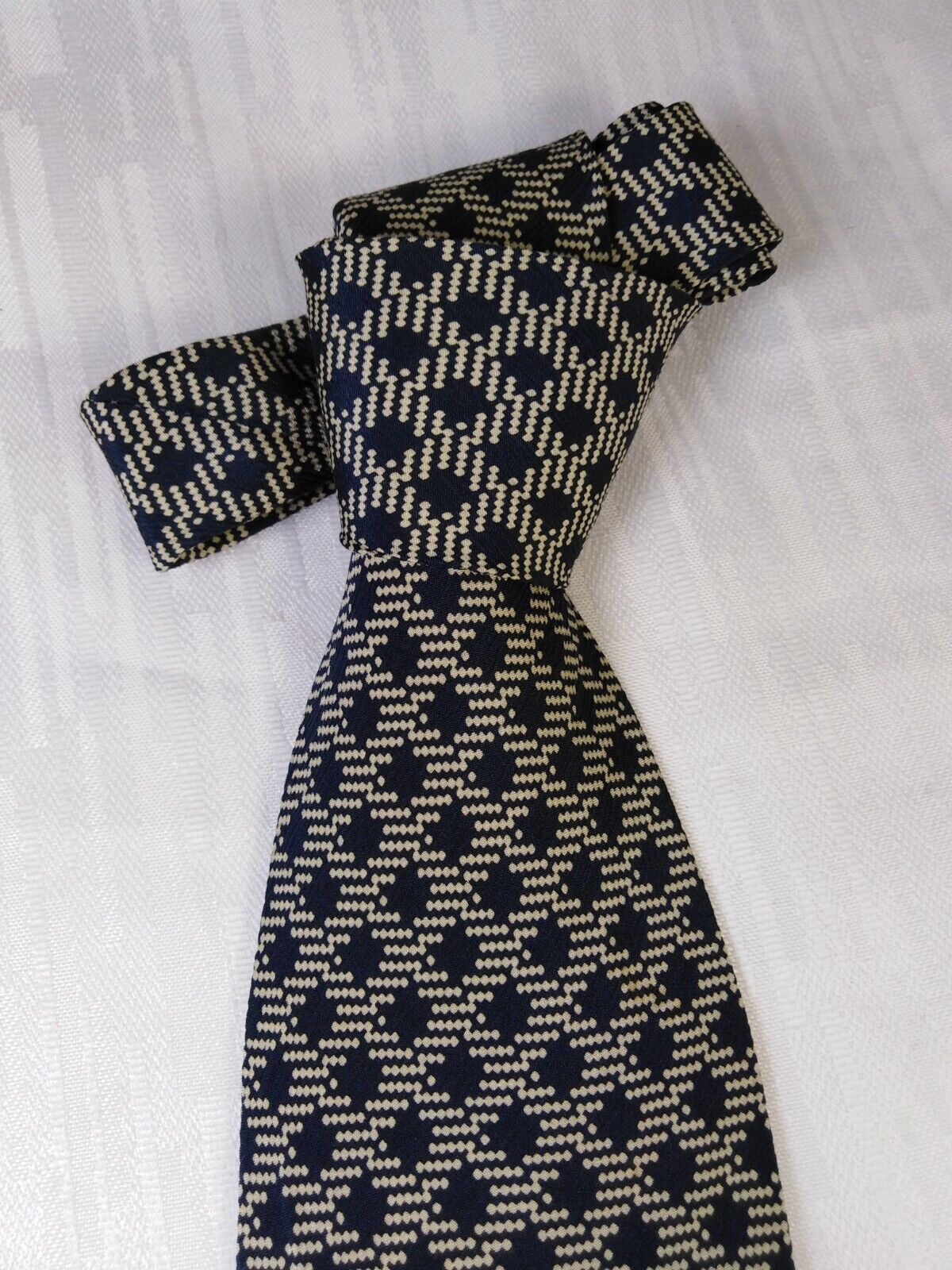 ENRICO COVERI 100% SETA SILK TIE CRAVATTA NECKTIE ITALY VINTAGE CLASSIC