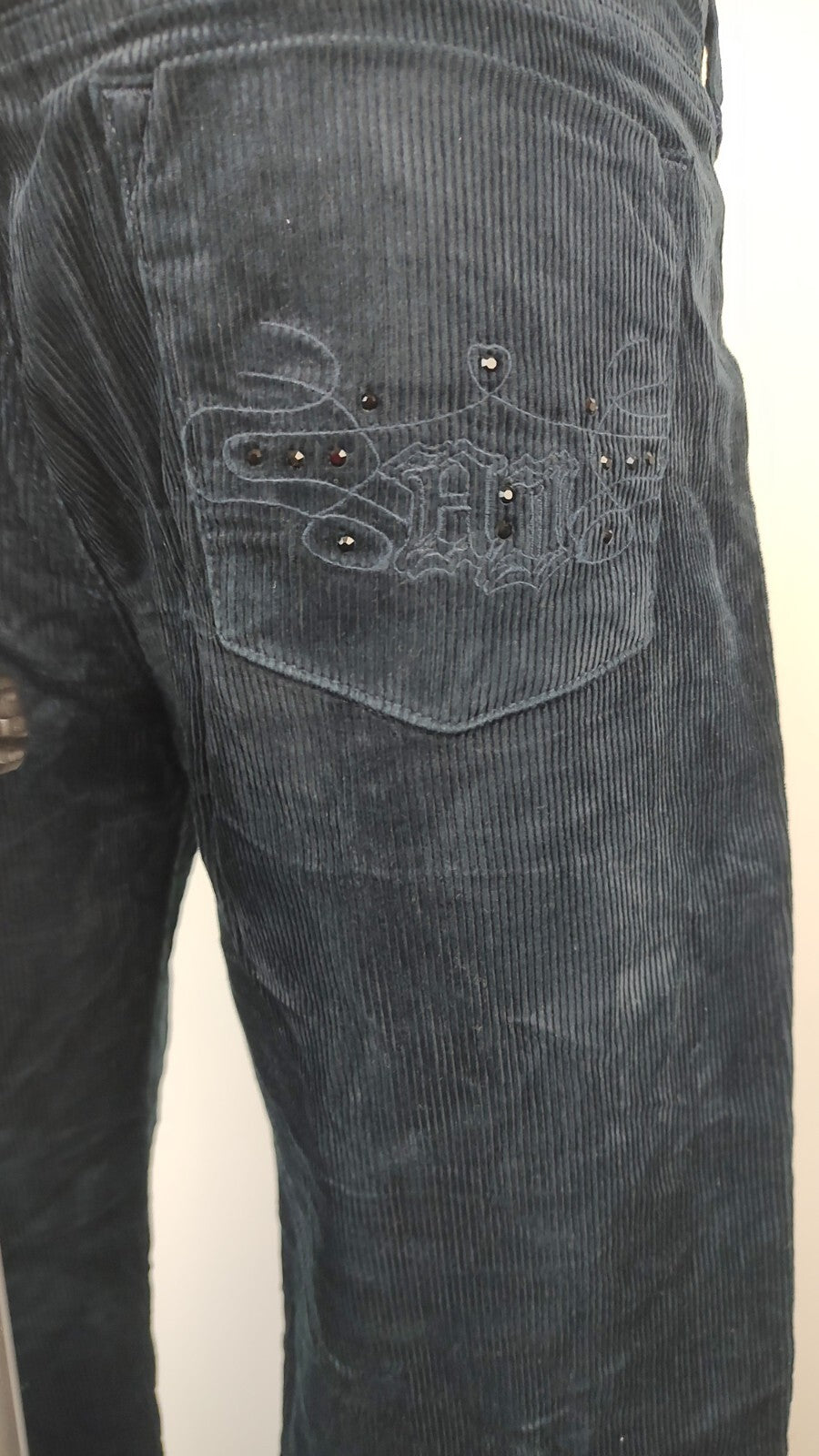 ARMANI JEANS PANTALONE CASUAL DONNA W28 WOMAN VINTAGE PANTS VELLUTO