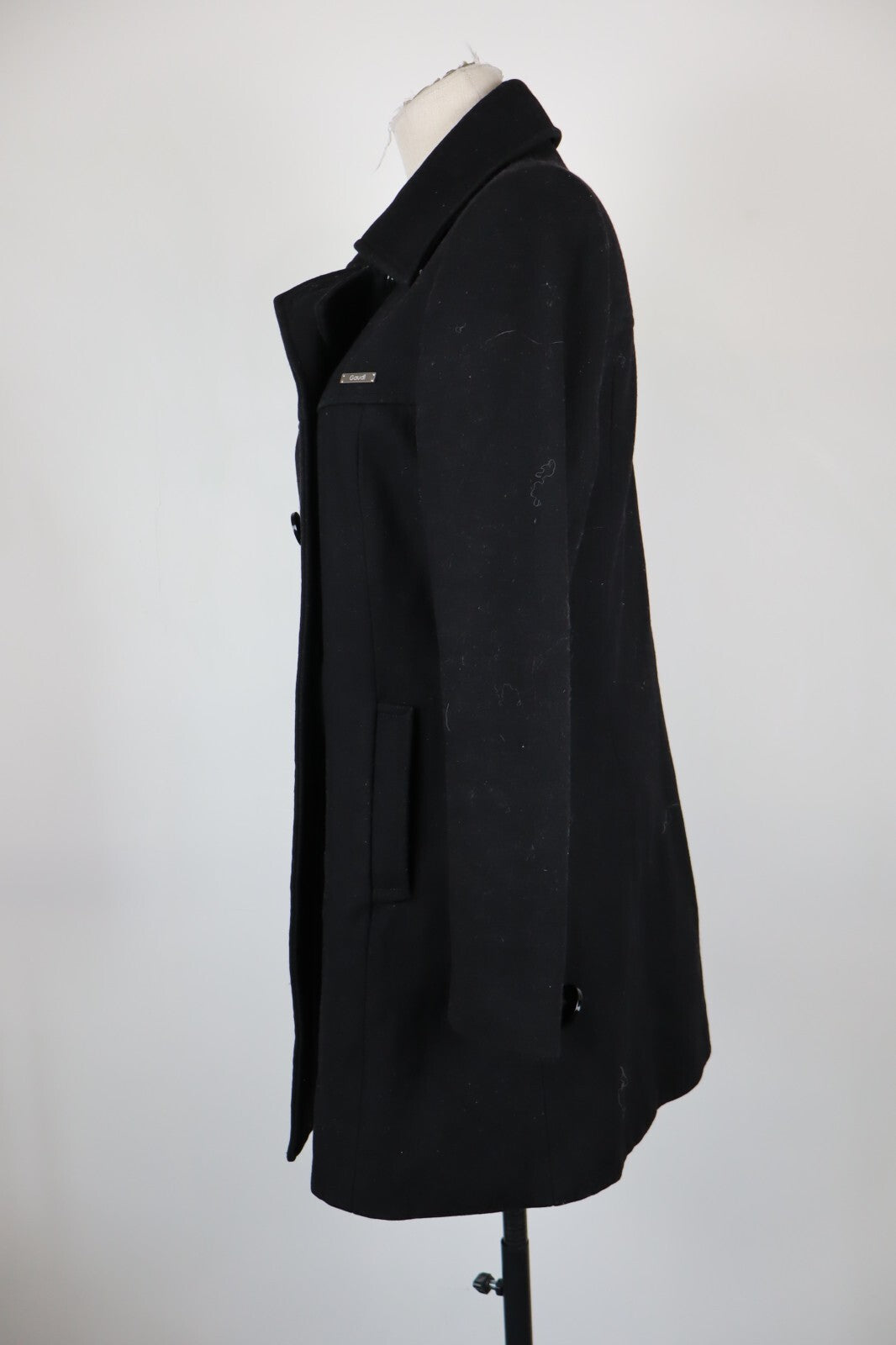 GAUDI CAPPOTTO LANA GIACCA DONNA TG 42 WOMAN WOOL COAT VINTAGE CASUAL