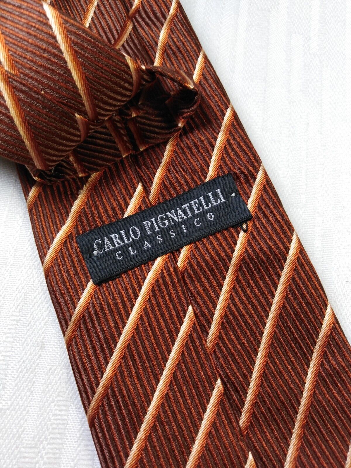 CARLO PIGNATELLI 100% SILK TIE SETA CRAVATTA NECKTIE ITALY VINTAGE CLASSIC