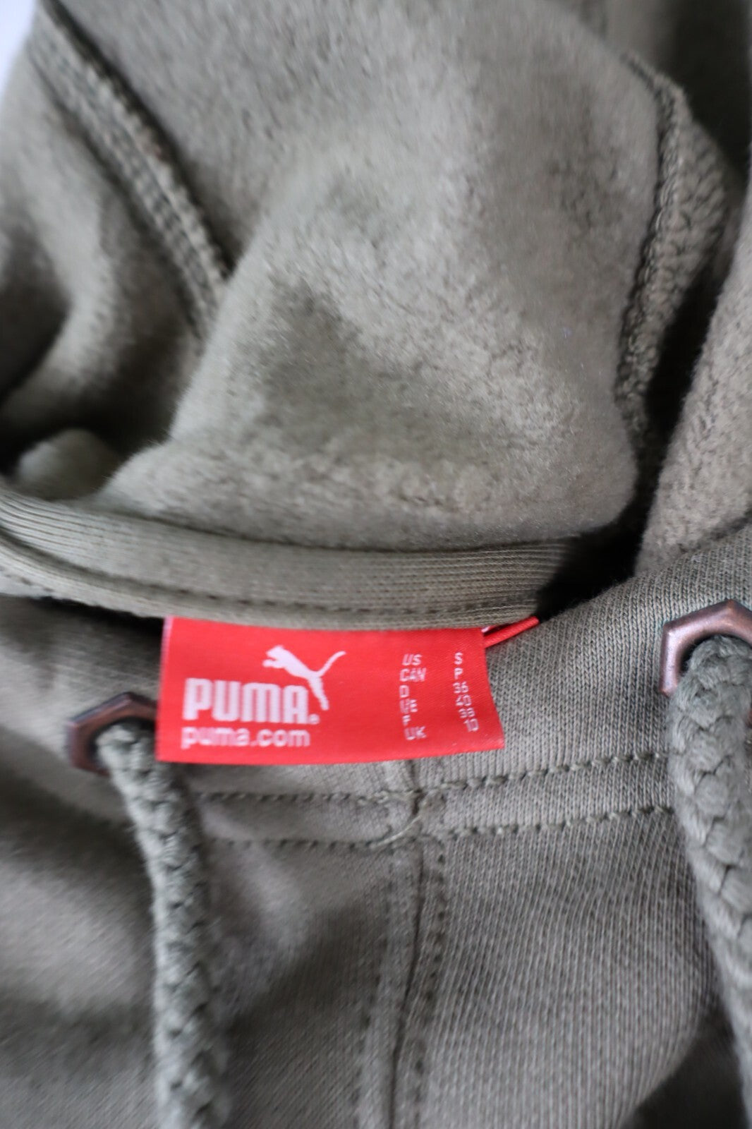PUMA FELPA CAPPUCCIO DONNA Tg S WOMEN CASUAL VINTAGE SPORT SWEATSHIRT