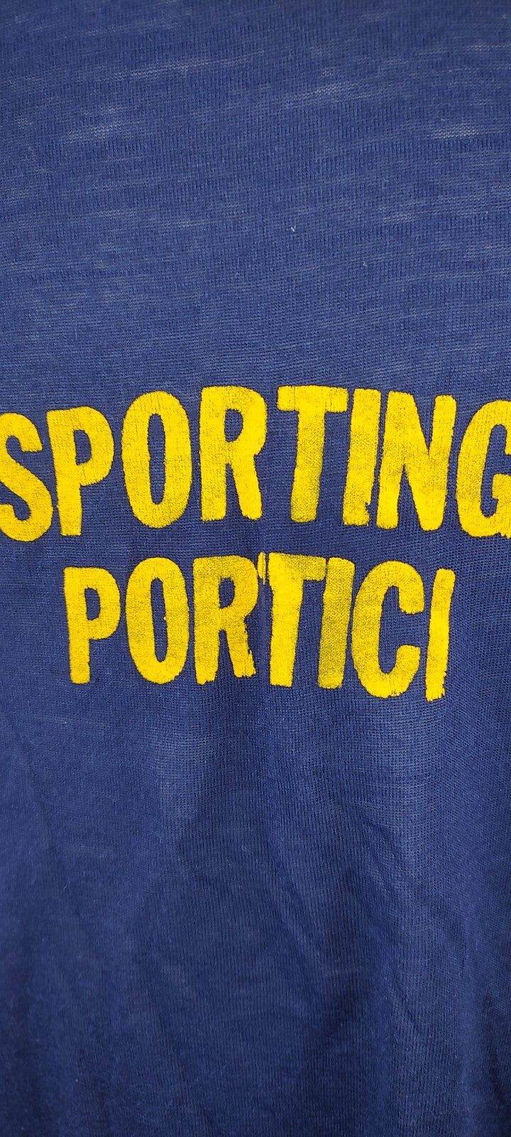 METERO SPORTING PORTICI MAGLIA CALCIO UOMO Tg M SOCCER TRIKOT MAN JERSEY nr 7