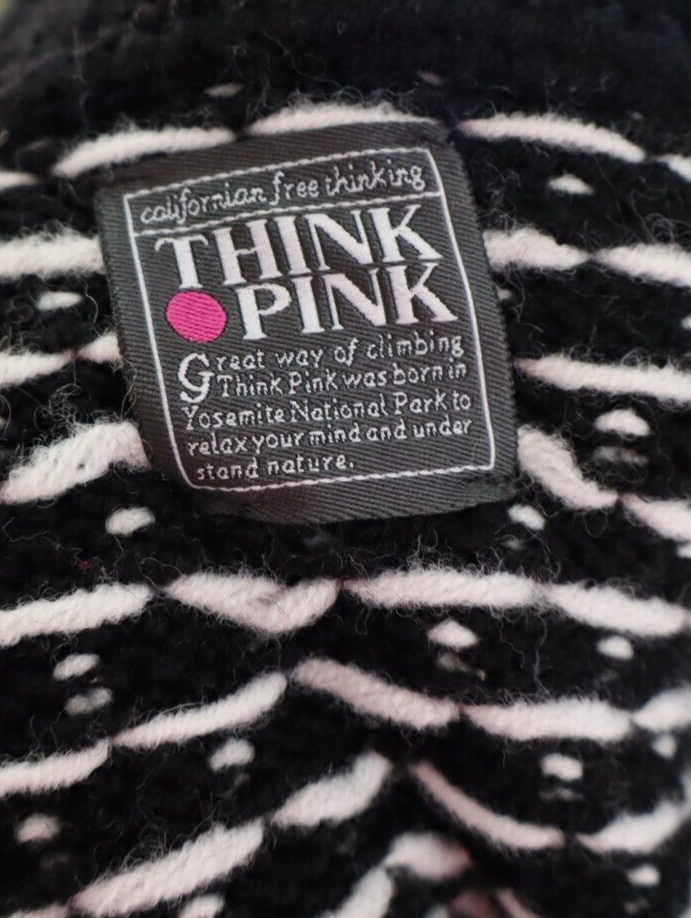 THINK PINK MAGLIONE SMANICATO LANA DONNA TG M WOMAN CASUAL WOOL SWEATER GILET