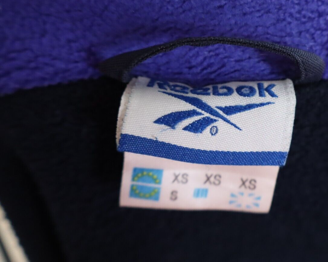 REEBOK GIUBBINO FELPATO GIACCA UOMO Tg. S MAN VINTAGE CASUAL JACKET