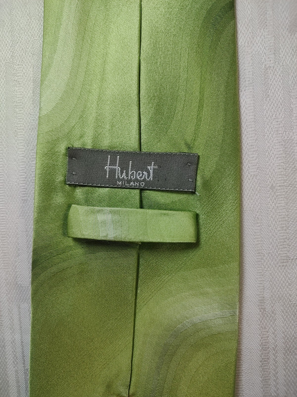 HUBERT 100% SILK TIE SETA CRAVATTA NECKTIE MADE IN ITALIA CLASSIC