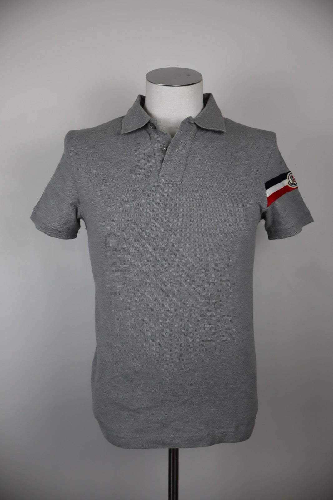 MONCLER POLO MAGLIA UOMO COTONE TG S MAN COTTON T-SHIRT CASUAL VINTAGE LOGO
