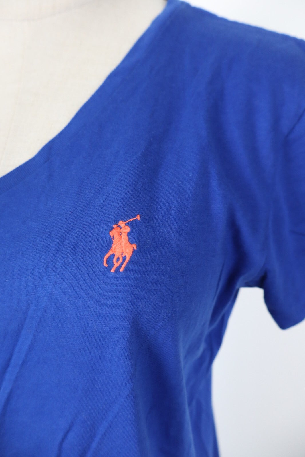 RALPH LAUREN MAGLIA DONNA TG M WOMAN CASUAL VINTAGE TOP T-SHIRT COTONE