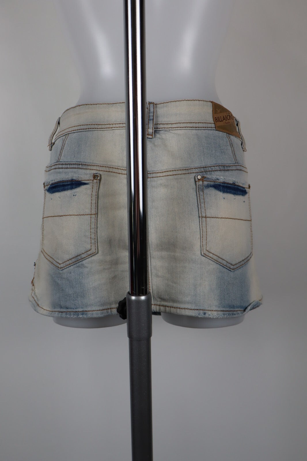 BILLABONG GONNA DONNA TG. 12 WOMAN VINTAGE SKIRT CASUAL COTONE DENIM