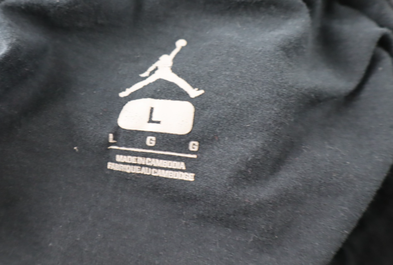 AIR JORDAN MAGLIA UOMO COTONE TG. L MAN COTTON T- SHIRT CASUAL VINTAGE LOGO