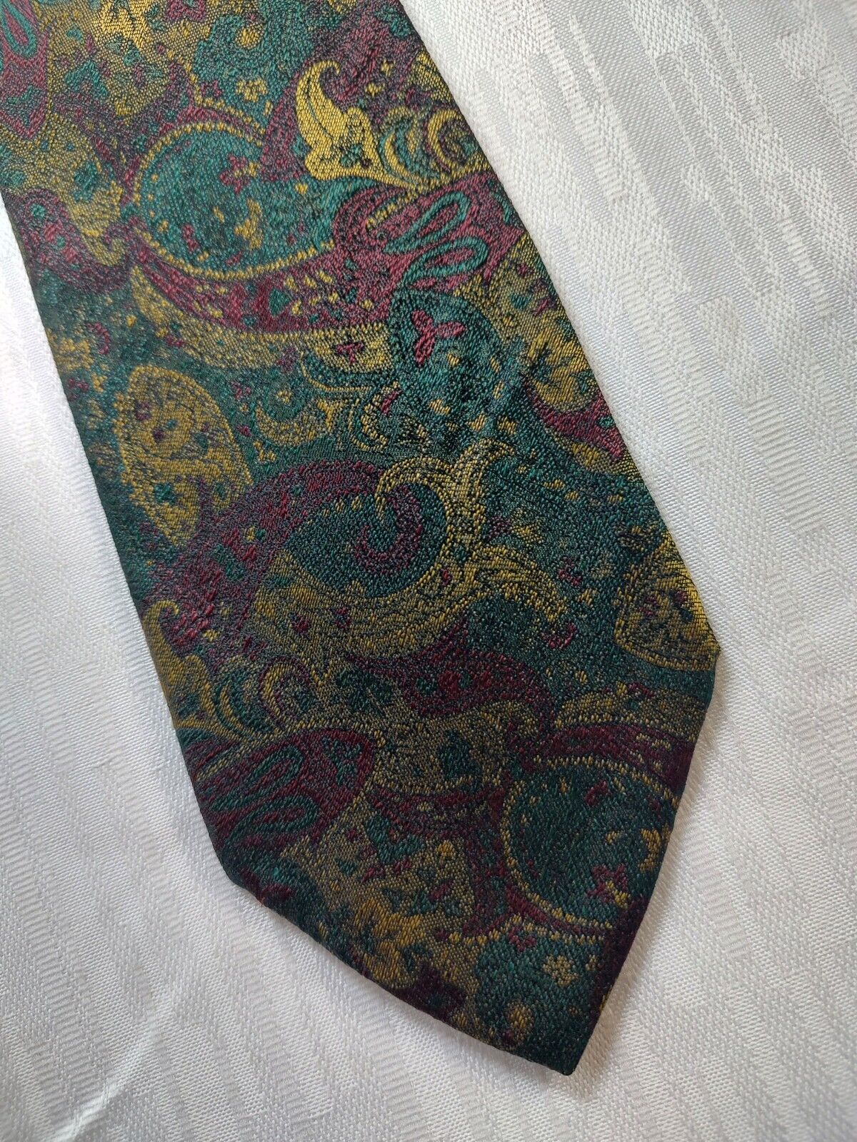 TRUSSARDI 100% SILK TIE SETA CRAVATTA NECKTIE MADE IN ITALIA CLASSIC