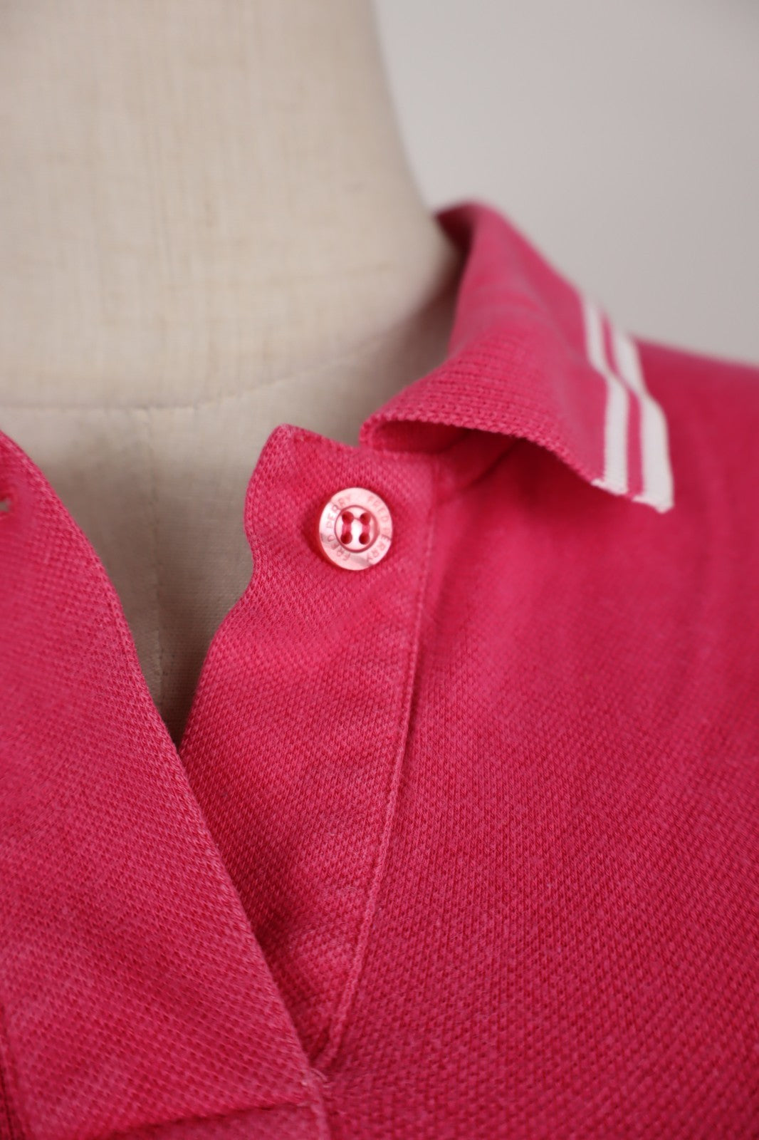 FRED PERRY  POLO MAGLIA DONNA COTONE TG S WOMAN SHIRT CASUAL VINTAGE COTONE LOGO