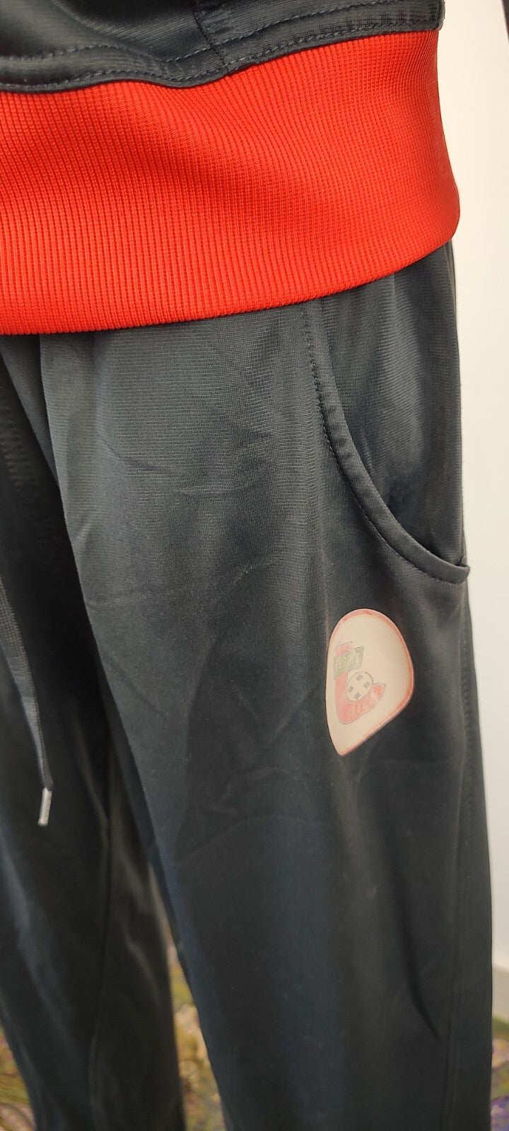 ZEUS TURRIS TUTA COMPLETA CALCIO UOMO Tg L TRACKSUIT SPORT VINTAGE
