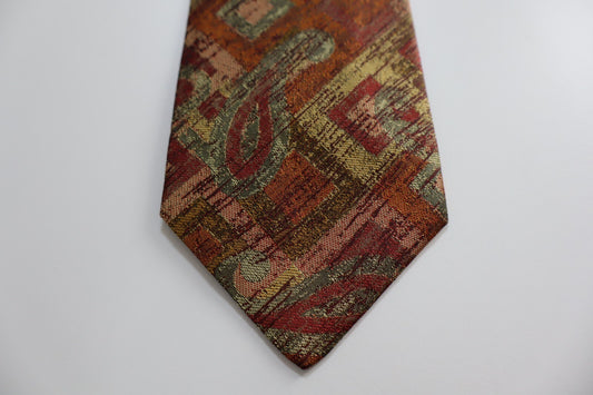 FENDI ROMA 100% SILK TIE SETA CRAVATTA NECKTIE MADE IN ITALY CLASSIC