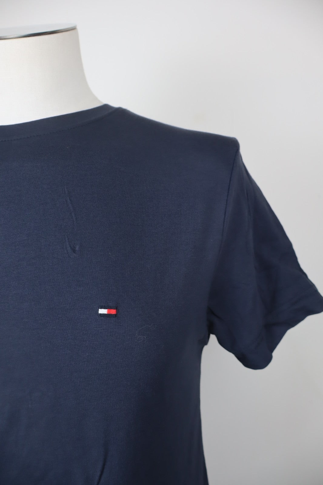 TOMMY HILFIGER MAGLIA UOMO TG M MAN T-SHIRT CASUAL VINTAGE COTONE COTTON BLU