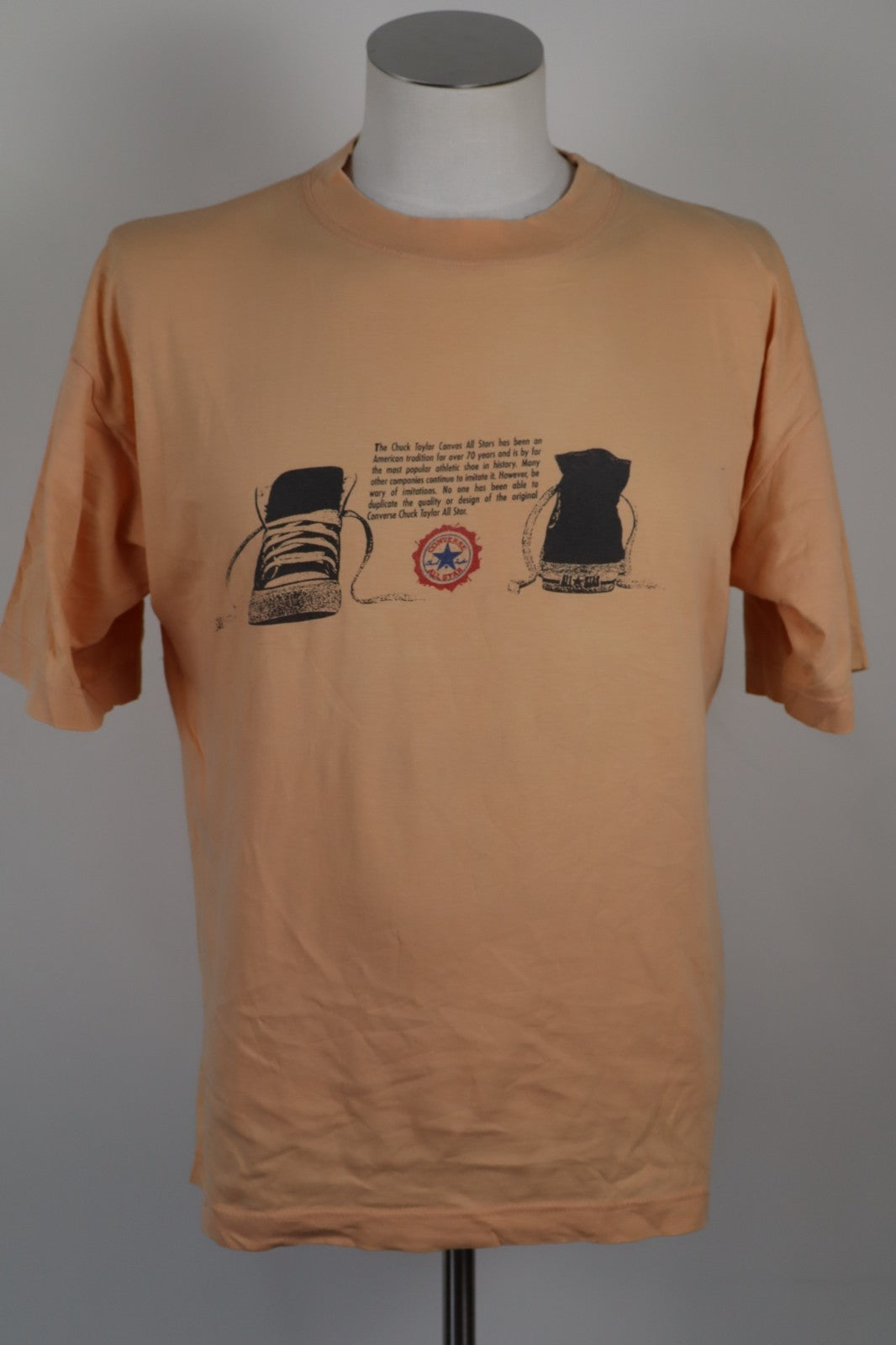 CONVERSE ALL STAR MAGLIA UOMO TG. L MAN T-SHIRT CASUAL VINTAGE COTONE