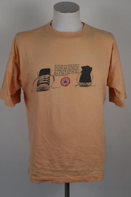 CONVERSE ALL STAR MAGLIA UOMO TG. L MAN T-SHIRT CASUAL VINTAGE COTONE