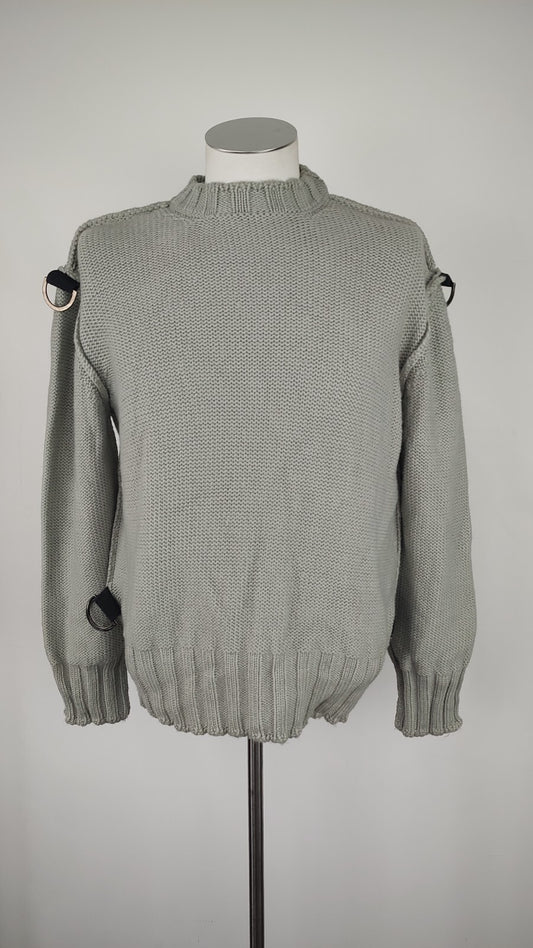 RICHMOND MAGLIONE LANA VINTAGE UOMO Tg. 54 MAN SWEATER CASUAL