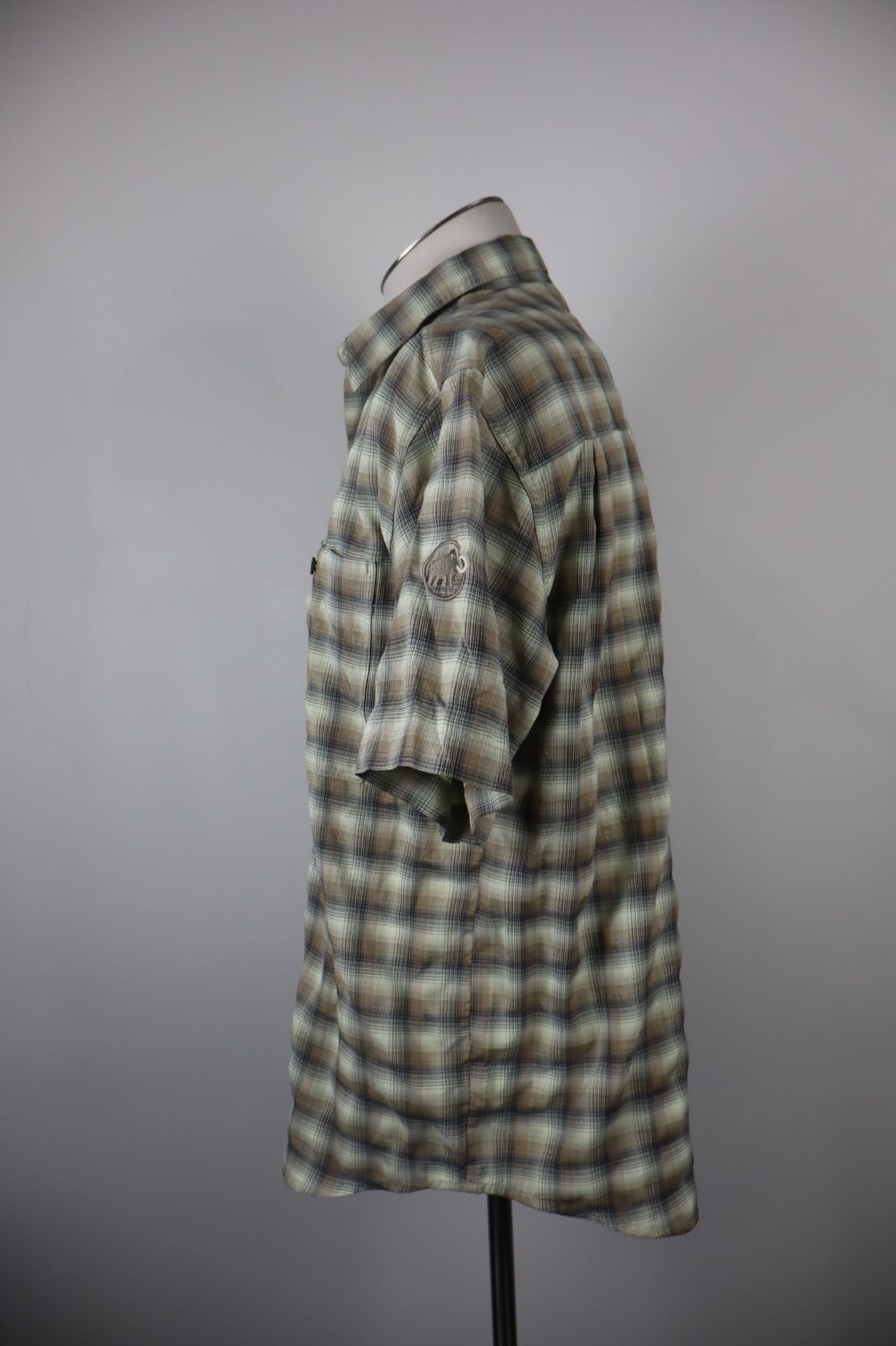 MAMMUT CAMICIA UOMO TG. L MAN CASUAL VINTAGE  T-SHIRT COTONE COTTON TASCA LOGO