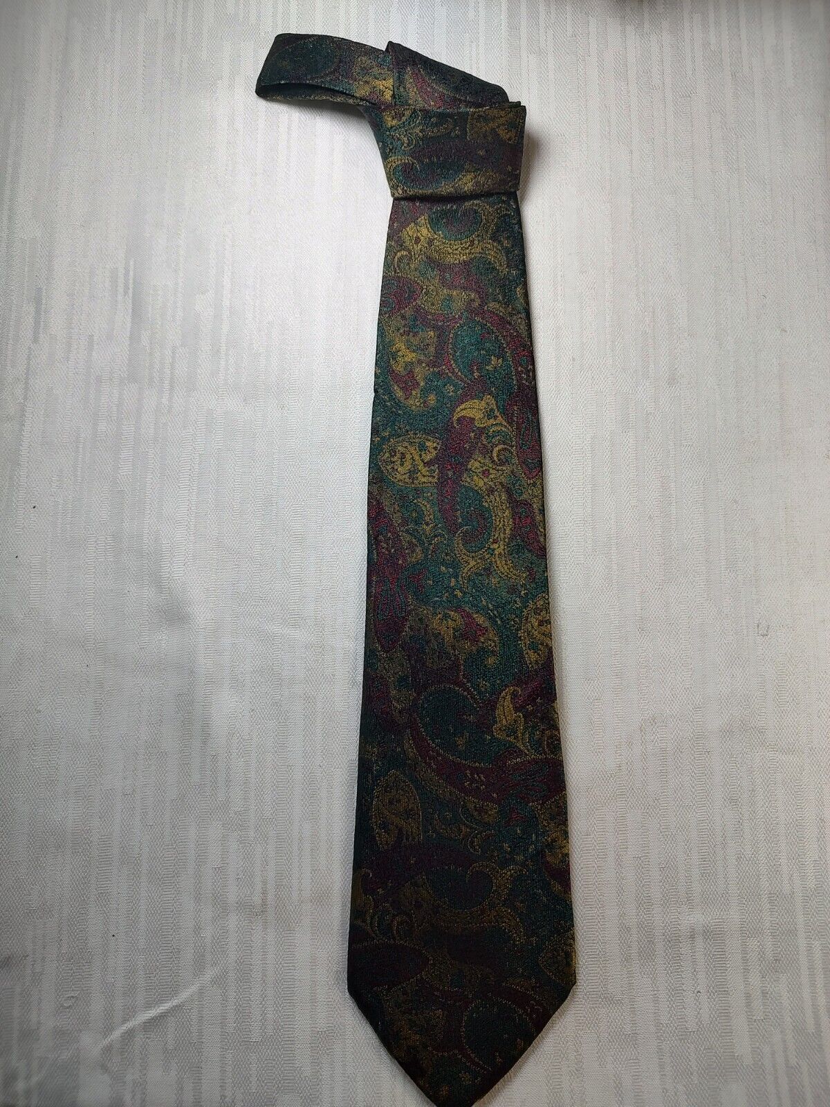 TRUSSARDI 100% SILK TIE SETA CRAVATTA NECKTIE MADE IN ITALIA CLASSIC