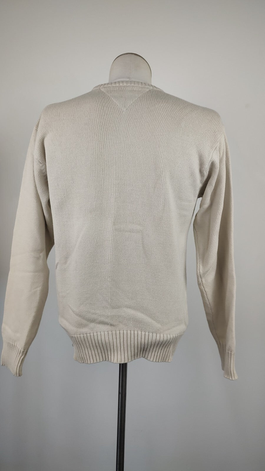 TOMMY HILFIGER MAGLIONE VINTAGE COTONE UOMO Tg. M MAN SWEATER CASUAL