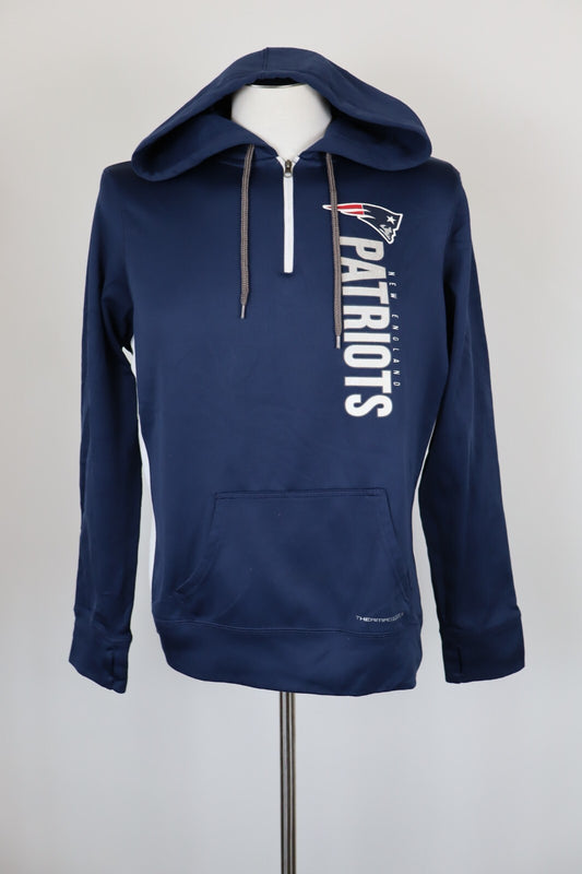 MAJESTIC PATRIOTS NFL FELPA MAGLIA SPORT RUGBY UOMO TG L VINTAGE MAN JACKET