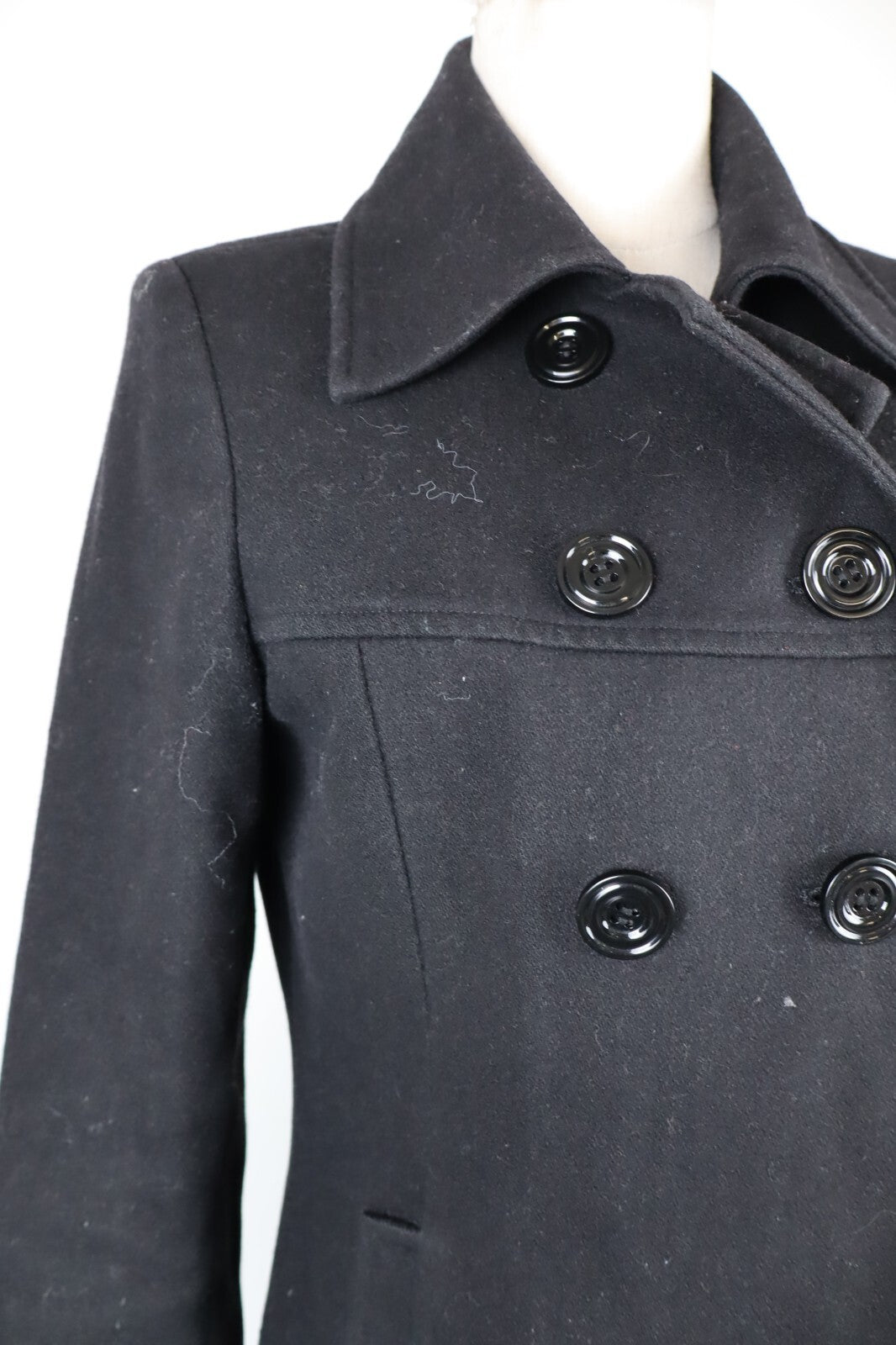GAUDI CAPPOTTO LANA GIACCA DONNA TG 42 WOMAN WOOL COAT VINTAGE CASUAL