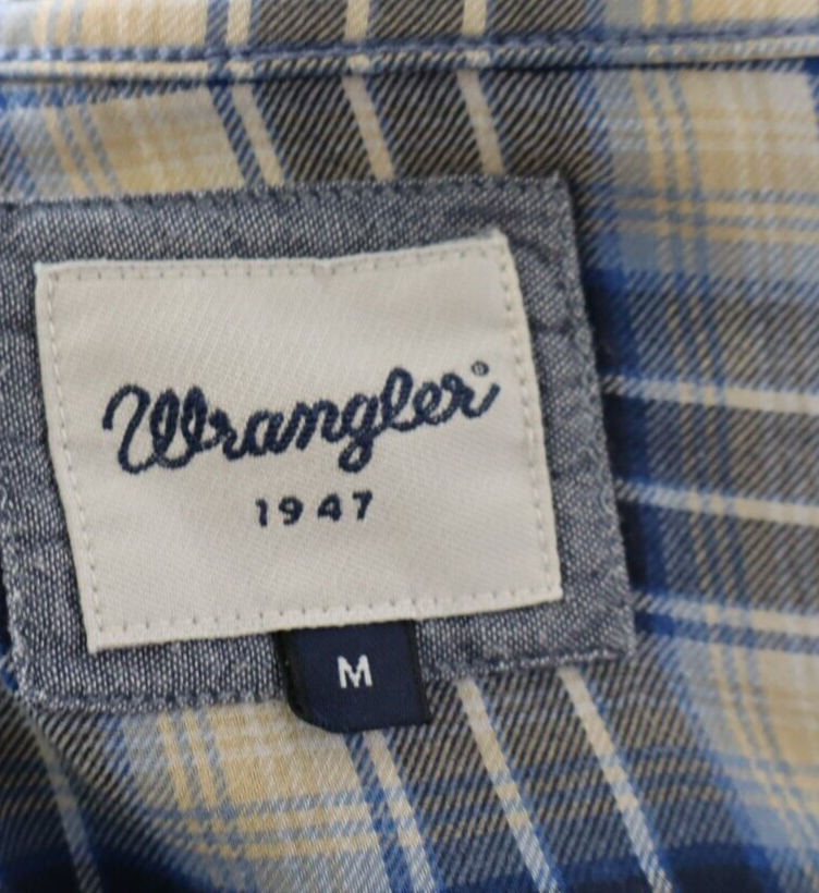 WRANGLER CAMICIA UOMO TG. M MAN CASUAL VINTAGE SHIRT COTONE COTTON