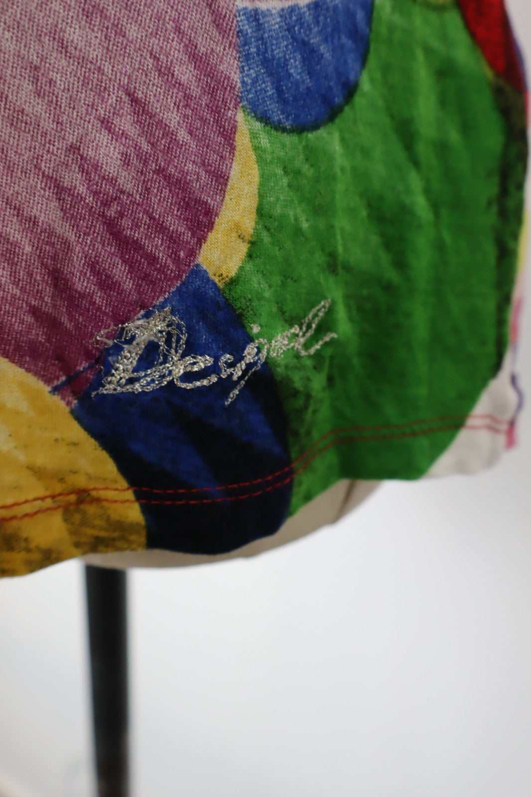 DESIGUAL MAGLIA DONNA TG. L WOMAN CASUAL VINTAGE T-SHIRT  TOP CANOTTA