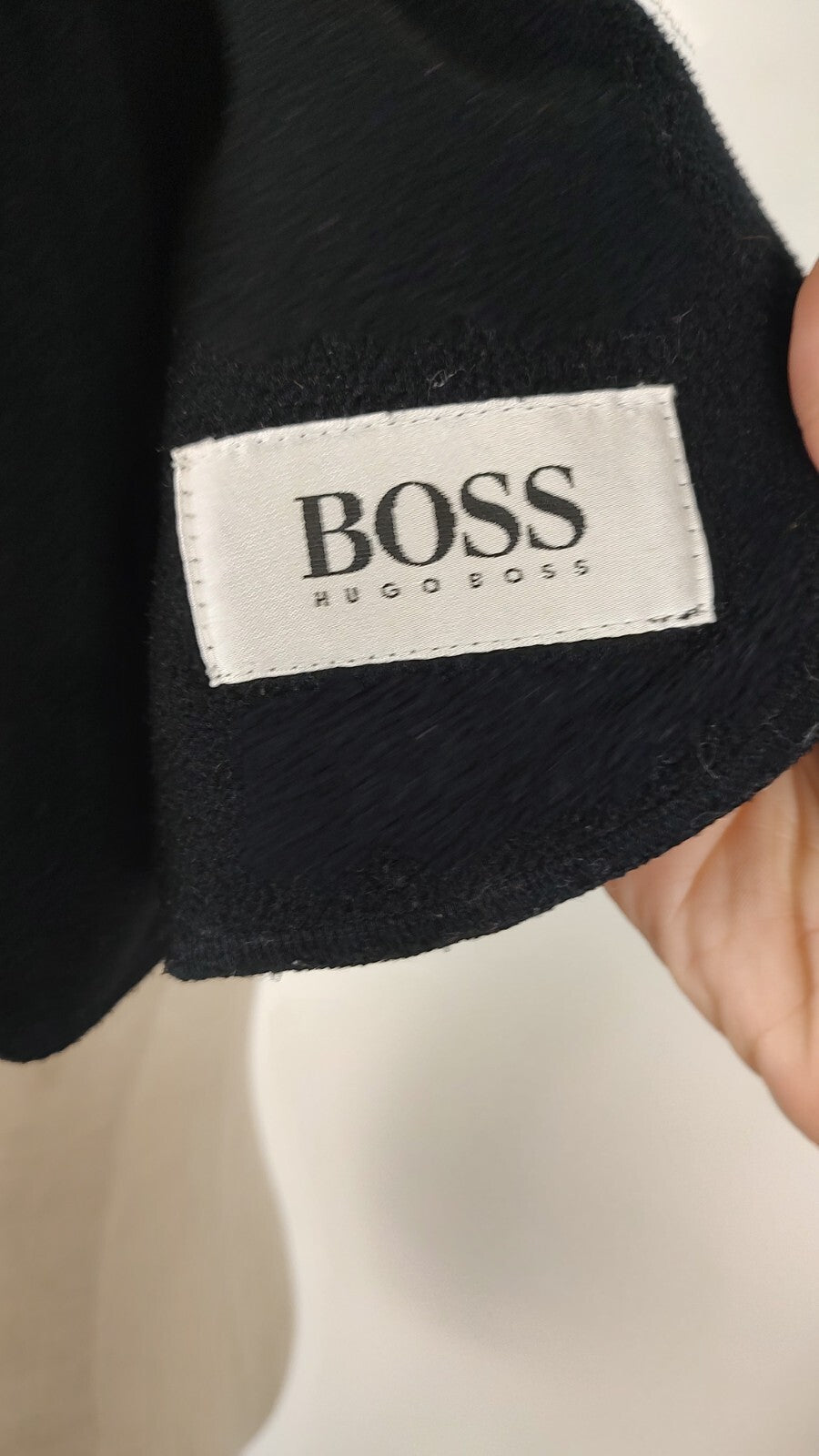 HUGO BOSS SCIARPA UOMO DONNA WOMAN MAN VINTAGE CASUAL SCARF POLIESTERE PILE