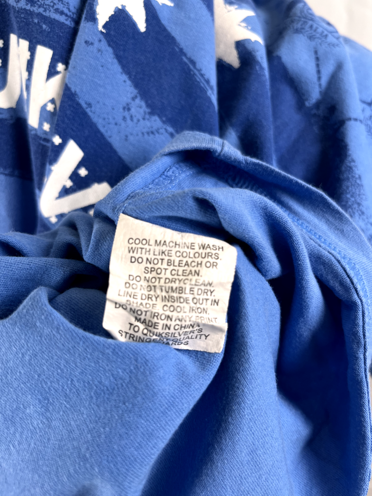 QUICKSILVER MAGLIA UOMO TG. M MAN T-SHIRT CASUAL VINTAGE COTONE COTTON