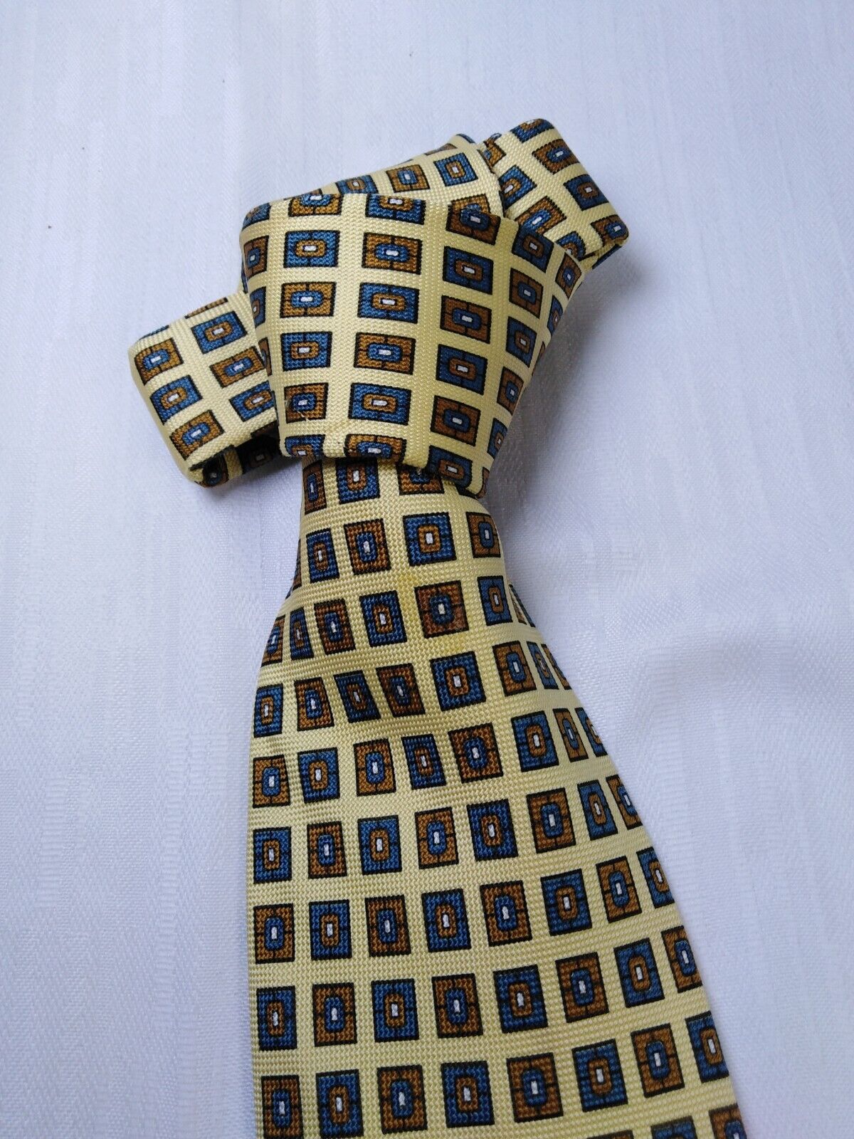 CRAVATTERIA DEL CORSO  SILK TIE SETA CRAVATTA NECKTIE ITALY SELF TIPPED