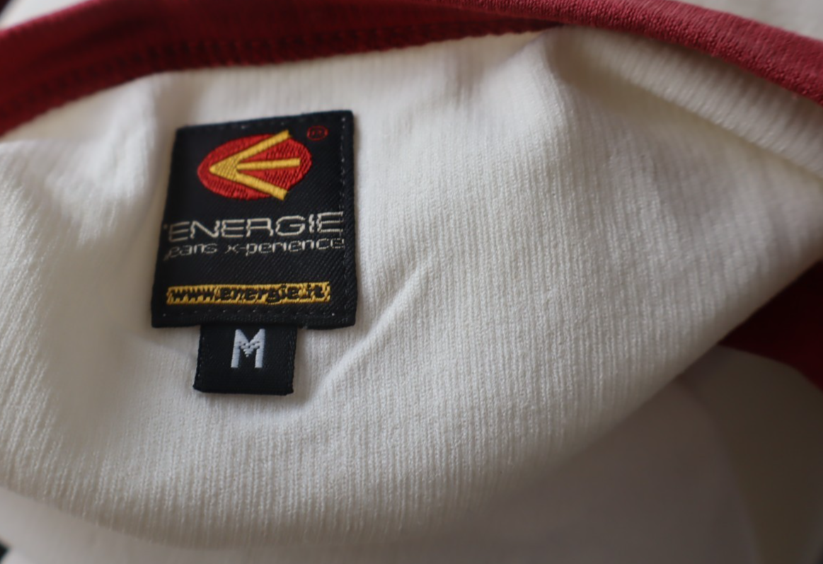 ENERGIE JEANS X-PERIENCE MAGLIA SMANICATA UOMO M MAN T-SHIRT CASUAL VINTAGE LOGO