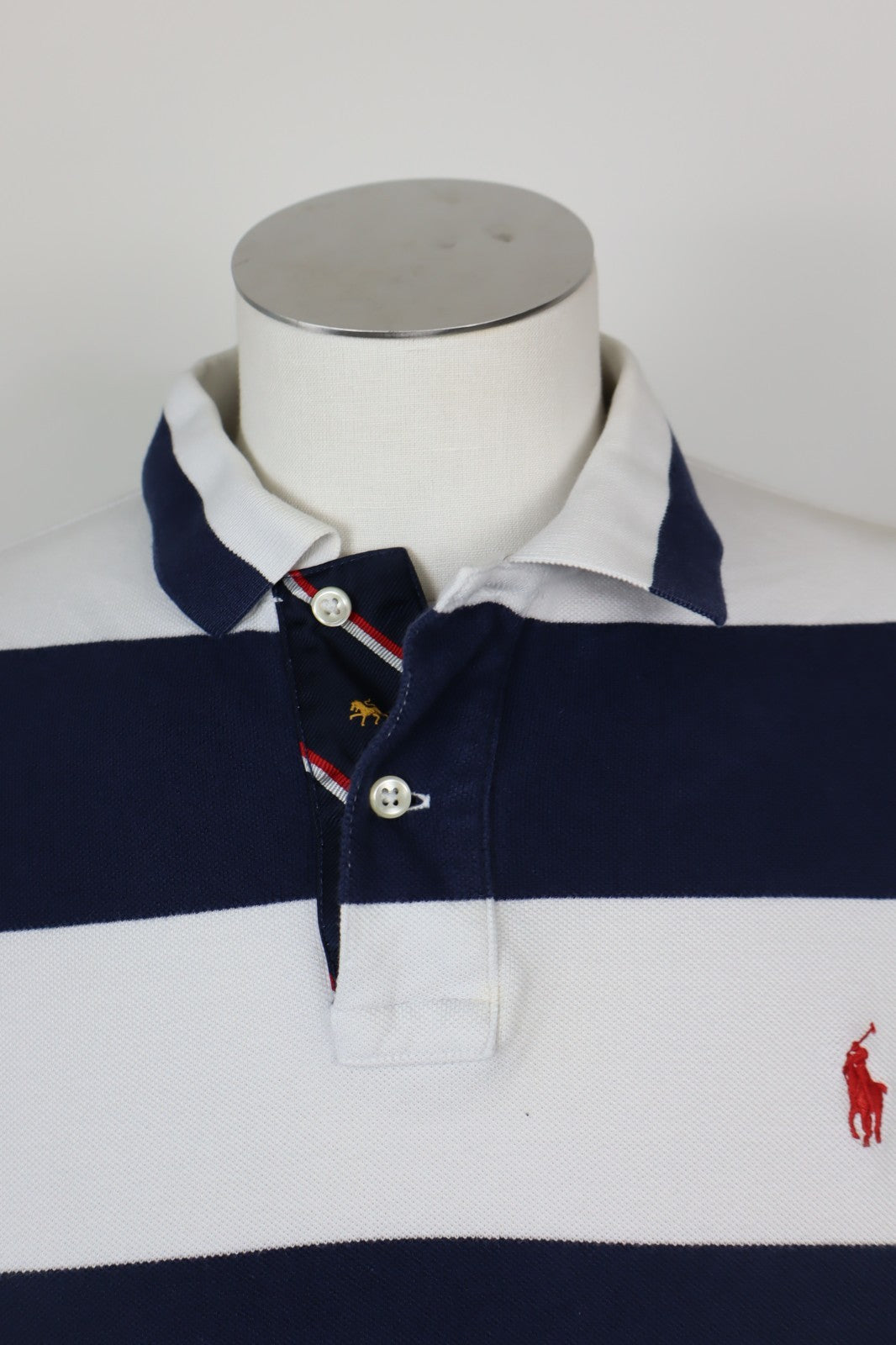 RALPH LAUREN POLO MAGLIA UOMO TG L MAN T-SHIRT CASUAL VINTAGE COTONE