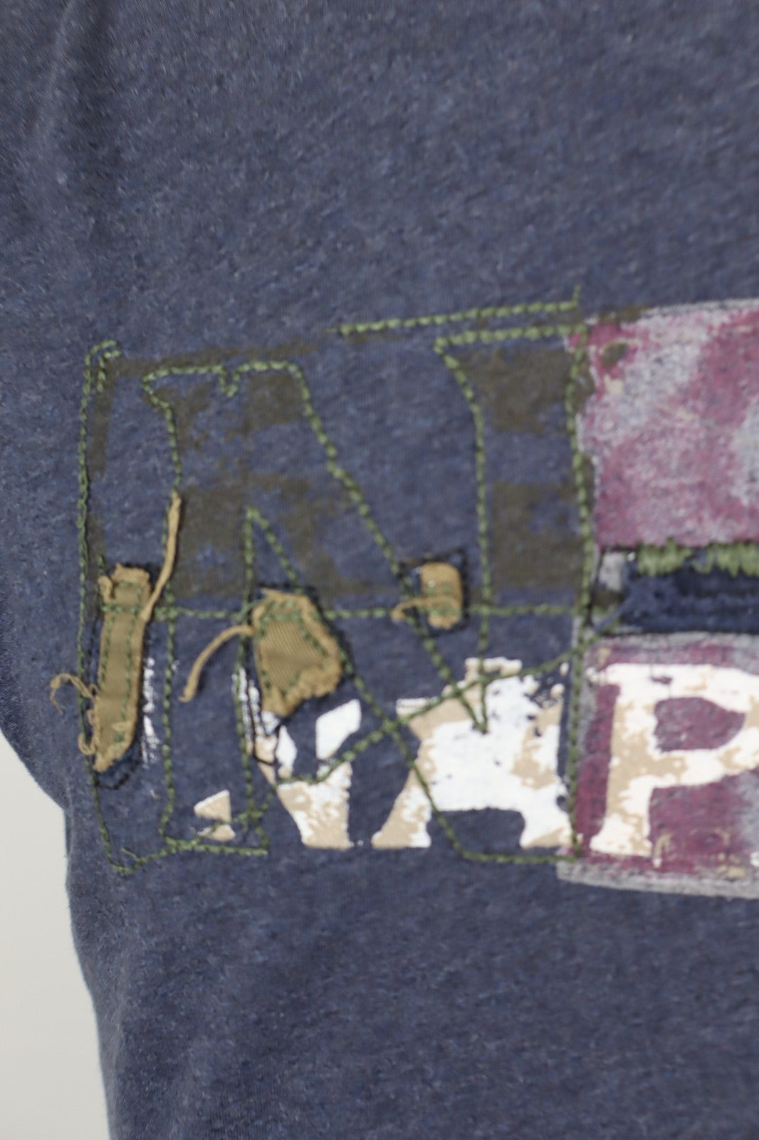 NAPAPIJRI MAGLIA UOMO TG. M MAN T-SHIRT VINTAGE CASUAL COTONE COTTON LOGO
