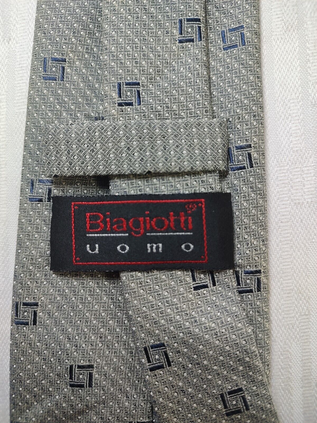 BIAGIOTTI 100% SILK TIE SETA CRAVATTA NECKTIE MADE IN ITALIA CLASSIC