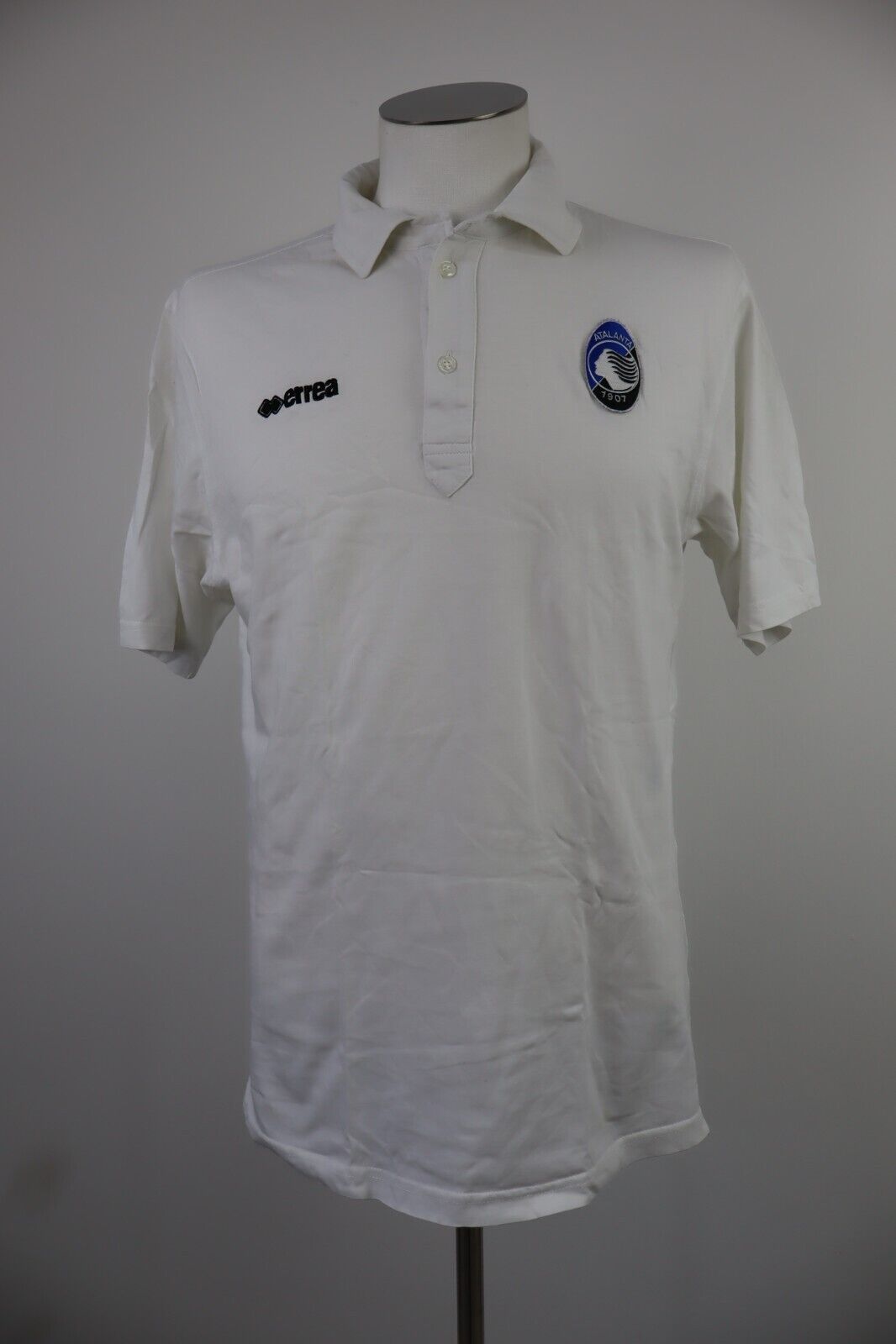 ERREA ATALANTA MAGLIA POLO CALCIO UOMO Tg L SOCCER TRIKOT MAN VINTAGE JERSEY