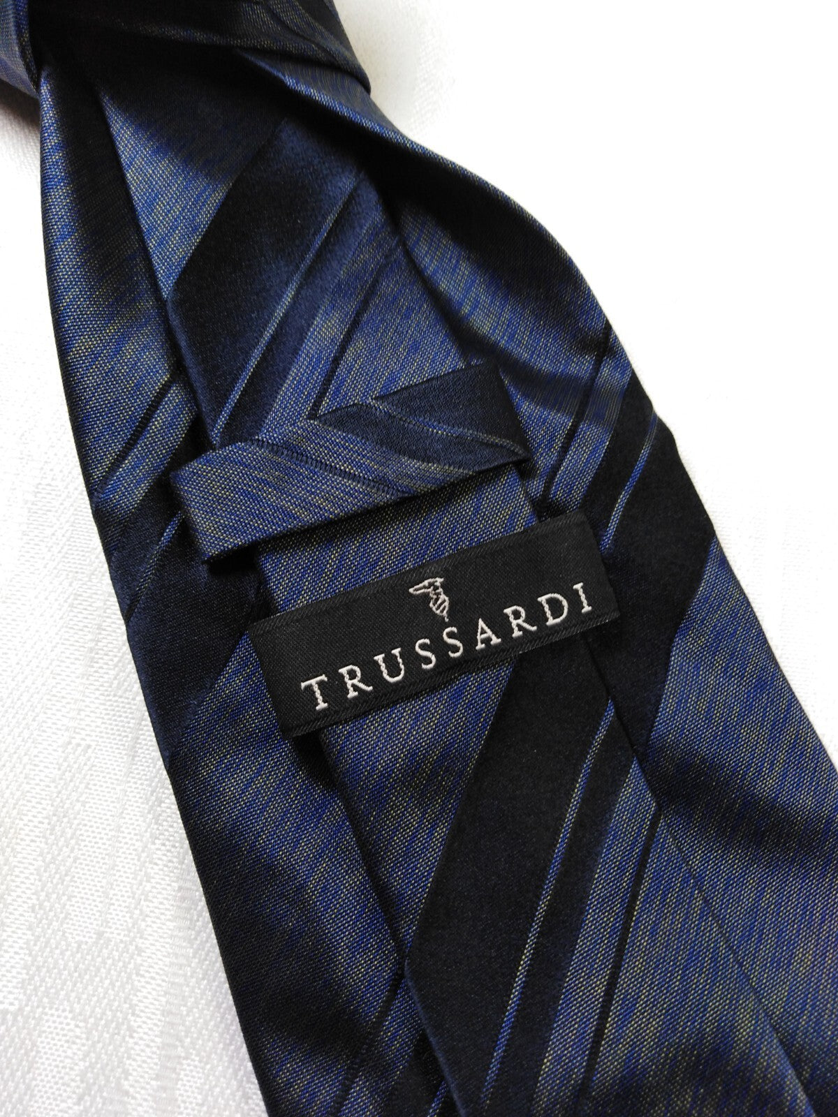 TRUSSARDI 100% SILK TIE SETA CRAVATTA NECKTIE MADE IN ITALY CLASSIC