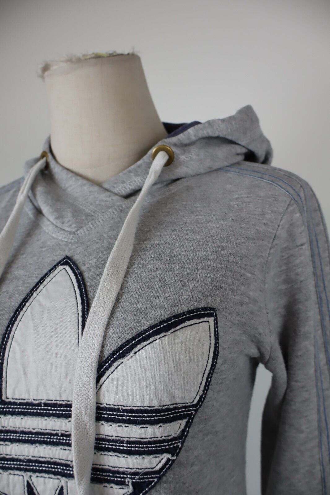 ADIDAS FELPA CAPPUCCIO DONNA Tg 40 WOMEN CASUAL VINTAGE SPORT SWEATSHIRT