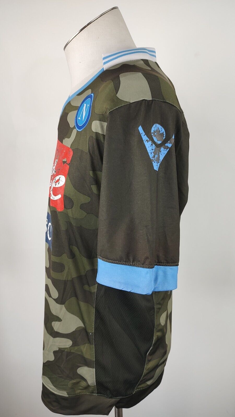 MACRON NAPOLI R. ALBIOL N 33 MAGLIA CALCIO UOMO Tg M TRIKOT JERSEY 2013/14