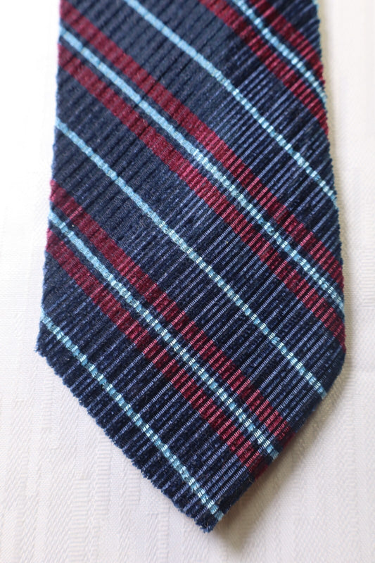 VALENTINO COTONE SETA TIE CRAVATTA NECKTIE ITALY VINTAGE CLASSIC