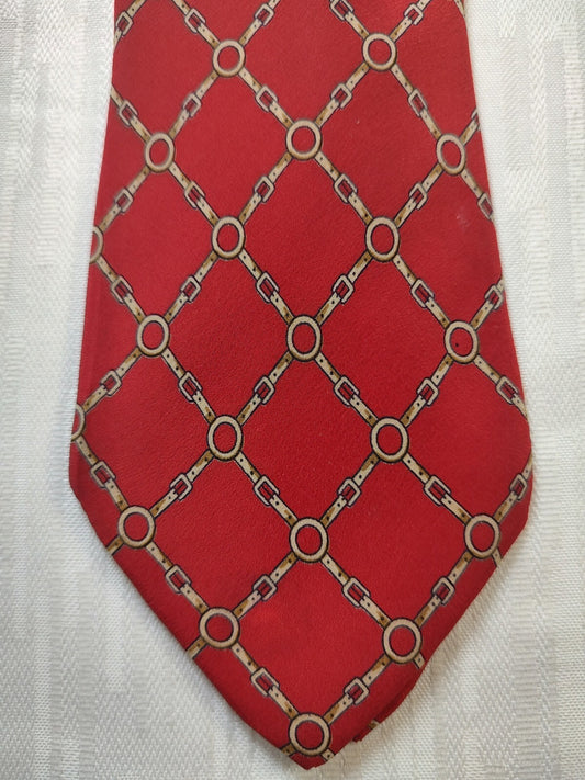 PROCHOWNICK 100% SILK TIE SETA CRAVATTA NECKTIE MADE IN ITALIA CLASSIC